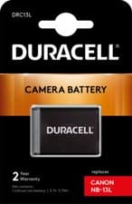 Image of NB-13L Li-ion Battery for Canon Digital Camera by DURACELL #DRC13L (UK Stock)