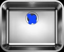 Image of Blanco Supra 500-U Single Bowl Undermount Chrome Stainless Steel SinkRRP £189!
