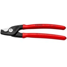 Image of KNIPEX StepCut Cable Shears 160mm Cuts Copper & Aluminium 95 11 160 SB
