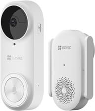 Image of EZVIZ 2K Wireless Video Doorbell Camera with Chime & Alexa Control