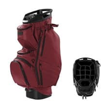 Image of Sun Mountain Matchplay 14-Way Golf Cart Bag – Trolley Bag - Merlot