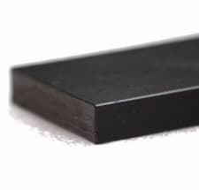 Image of Nylon 6 Plastic Sheet Block Plate | All Sizes | Black