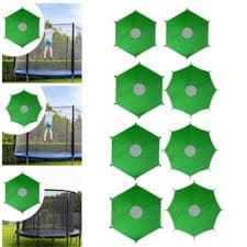Image of Outdoor Trampoline Cover Sunproof Oxford Cloth Waterproof Ceiling Easy Install