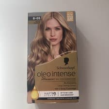 Image of Schwarzkopf Oleo Intense Permanent Oil Colour 8-05 Beige Blonde Hair Dye,