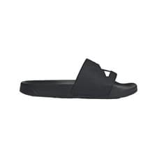 Image of Adidas Adilette Shower Slides Black White Cloudfoam Cushioned Quick Dry