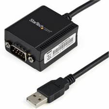 Image of Startech 1 Port Ftdi Usb To Serial Rs232 Adapter Cable With Com Retention Add An
