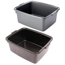 Image of Addis Washing Up Dish Washing Bowl Large Rectangular Plastic With 2 Handles 12L