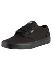 Image of Vans Men's Atwood Canvas Trainers, Black