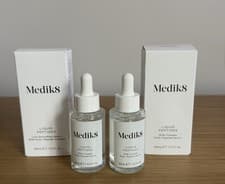 Image of 2 x 30ml Medik8 (60ml) Liquid Peptides RRP £118- 30% Multi-Peptide Serum NEW