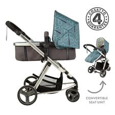 Image of Cosatto Giggle Mix Reversible Pram & Pushchair Travel System - Fjord Lightweight