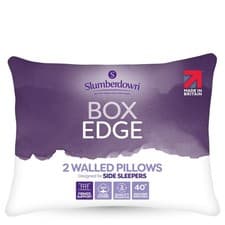 Image of Slumberdown Box Edge Firm Support Side Sleeper Pillow