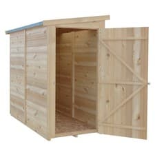 Image of 6x3 PENT GARDEN SHED WOODEN OUTSIDE STORAGE WINDOWLESS TOOL STORE 6ft x 3ft