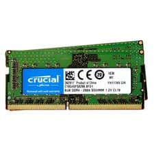 Image of CRUCIAL DDR4 8GB 2666 x2PCS PC4-21300 Laptop SODIMM 260-Pin Notebook Memory RAM