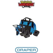 Image of Draper 30604 12V Impact Wrench Kit 2 x 40Ah 1 x Fast Charger 1 x Tool Bag