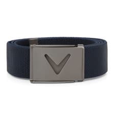 Image of CALLAWAY V LOGO MENS GOLF WEBBING BELT / ONE SIZE / ALL COLOURS / NEW 2026 MODEL