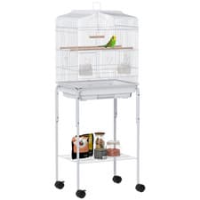 Image of PawHut Bird Cage for Budgie Finch Canary Parakeet with Stand Tray