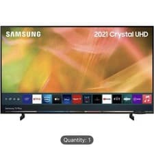 Image of SAMSUNG UE55AU8000KXXU 55" Smart 4K Ultra HD HDR LED TV with Bixby Alexa & Googl