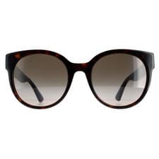 Image of Gucci Sunglasses GG0035SN 004 Havana with Blue and Red Brown Gradient