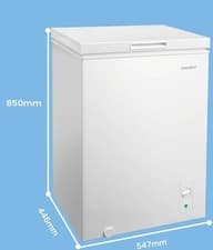 Image of COMFEE' RCC102WH2UK(E) 99L Freestanding Chest Freezer, with Freezing and Refrige
