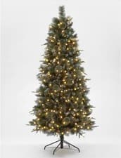 Image of Christmas Tree Pre-Lit, Unlit Minnesota Spruce Frosted Berries 5ft, 6ft or 7ft