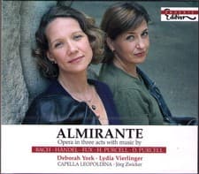 Image of Bach Handel Purcell Fux ALMIRANTE Deborah YORK Lydia VIERLINGER Jörg ZWICKER CD