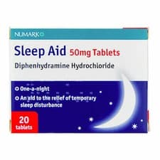 Image of One a Night Sleep Aid 50MG Numark x 20 (Nytol Alternative )
