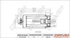 Image of Dr!ve+ DP1110.13.0142 Fuel filter for FORD,LDV,LTI