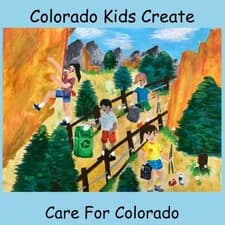 Image of Colorado Kids Create Care for Colorado by Natalie Myers (Paperback Book)
