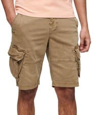Image of Superdry Mens Core Cargo Shorts Tan Khaki