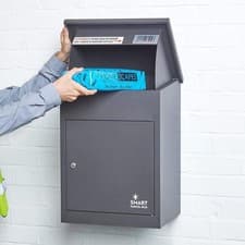 Image of Medium Parcel Delivery Drop Box Lockable Home Storage Letter Post Box