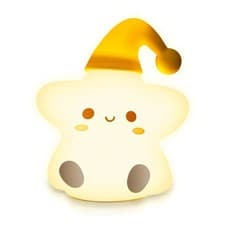 Image of Groov-e Cuties Childrens Kids Colour Changing LED Night Light - Ezra Star