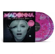 Image of MADONNA THE CONFESSIONS TOUR LIVE - PURPLE / PINK SPLATTER 2LP VINYL RSD 2026