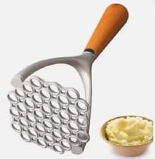 Image of NEW Potato Masher Heavy Duty Large Stainless Steel kitchen Potato Masher