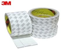 Image of 3M 9080HL Double Sided Tape Acrylic White 12mm,19mm,25mm,38mm,50mm x 50m