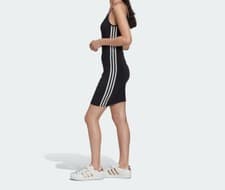 Image of ADIDAS ORIGINALS SPAGHETTI STRAP TANK DRESS BLACK BNWT SIZE UK 10-XL 80 SOLD