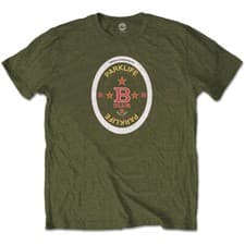 Image of Blur Parklife Beermat Green T-Shirt OFFICIAL