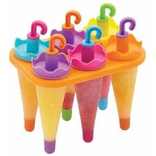 Image of KitchenCraft Set Of 6 Umbrella Ice Lolly Mould