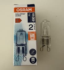 Image of Osram 40w Oven Bulb Lamp Cooker Appliance Light G9 2700k Halogen Halopin 490lm