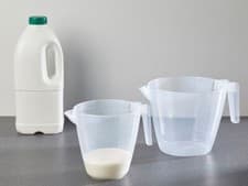 Image of Clear Plastic Measuring Jugs kitchen Liquid Water ML Mixing 1 / 2 Litre Jugs