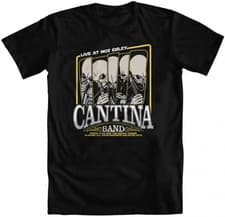 Image of Star Wars Theme Cantina Band Galactic Music Group Fun Unisex T-Shirt