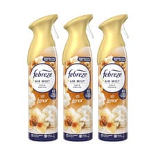 Image of Febreze Air Mist Gold Orchid Scent Air Freshener Room Spray 185ml - Pack of 3