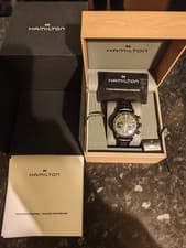 Image of Hamilton American Classic Intra-Matic Auto Chrono - H38446731 Box, Rec & Papers!