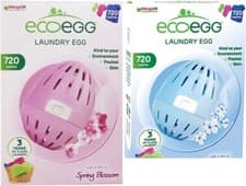 Image of Eco Laundry Eco Egg Washes Hypoallergenic, Natural powerful cleaning pellets