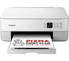 Image of Canon Pixma TS5351/TS5351i Inkjet All-In-One Printer - White / NO inks