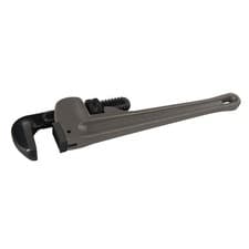 Image of Dickie Dyer Aluminium Pipe Wrench 355mm 14in | Lightweight Heavy Duty Grip Tool