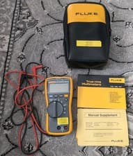 Image of Fluke 114 True RMS Electrician's Digital Multimeter & TL75 Leads Unused
