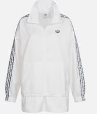 Image of Adidas Originals 1/2 Zip Windbreaker Jacket White-New-100% Genuine-RRP £70