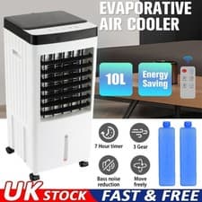 Image of AC Portable Evaporative Air Cooler 10L 3-in-1 Cooling Humidifier Remote Mobile