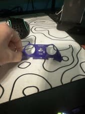 Image of Brand New Purple Ps5 Dualsense Edge Controller Face Plate.