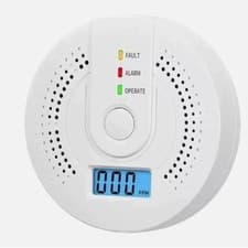 Image of Carbon Monoxide Detector Warning Alarm Sensor LED Digital Battery Powered
